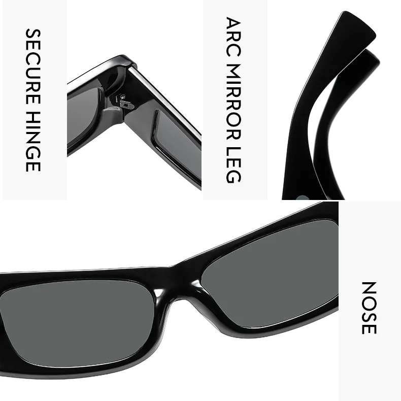 Modern Style Solid Color Ac Square Full Frame Glasses display picture 6