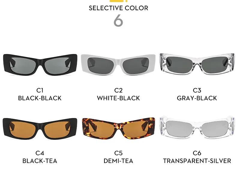Modern Style Solid Color Ac Square Full Frame Glasses display picture 8