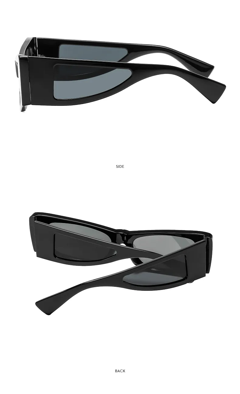 Modern Style Solid Color Ac Square Full Frame Glasses display picture 9