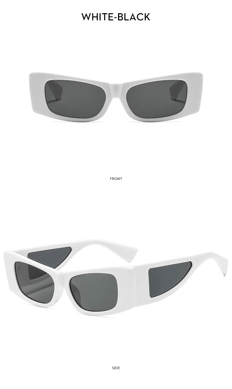 Modern Style Solid Color Ac Square Full Frame Glasses display picture 7