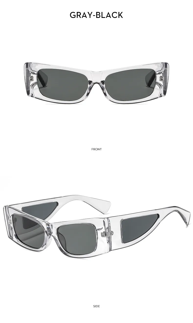 Modern Style Solid Color Ac Square Full Frame Glasses display picture 14