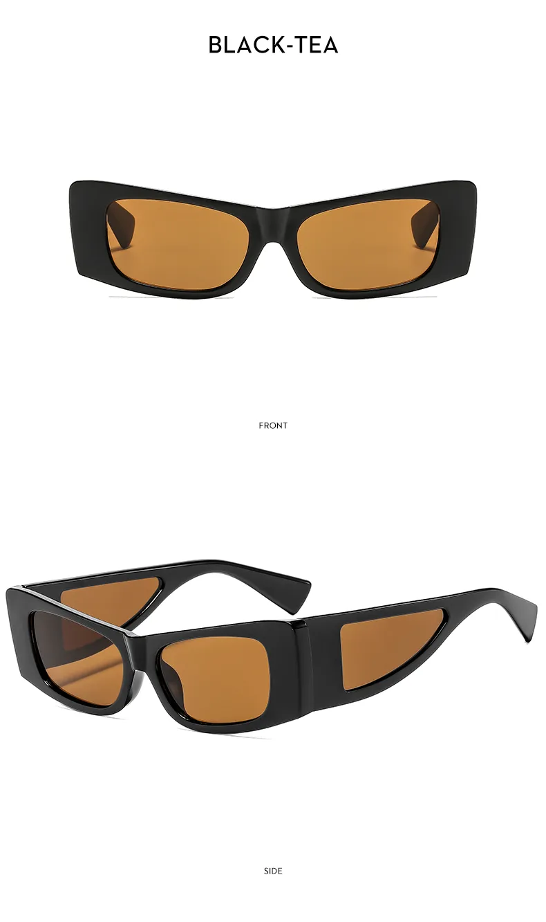 Modern Style Solid Color Ac Square Full Frame Glasses display picture 13