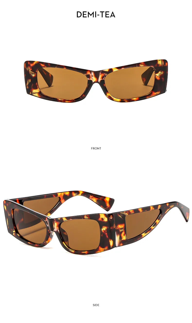 Modern Style Solid Color Ac Square Full Frame Glasses display picture 3