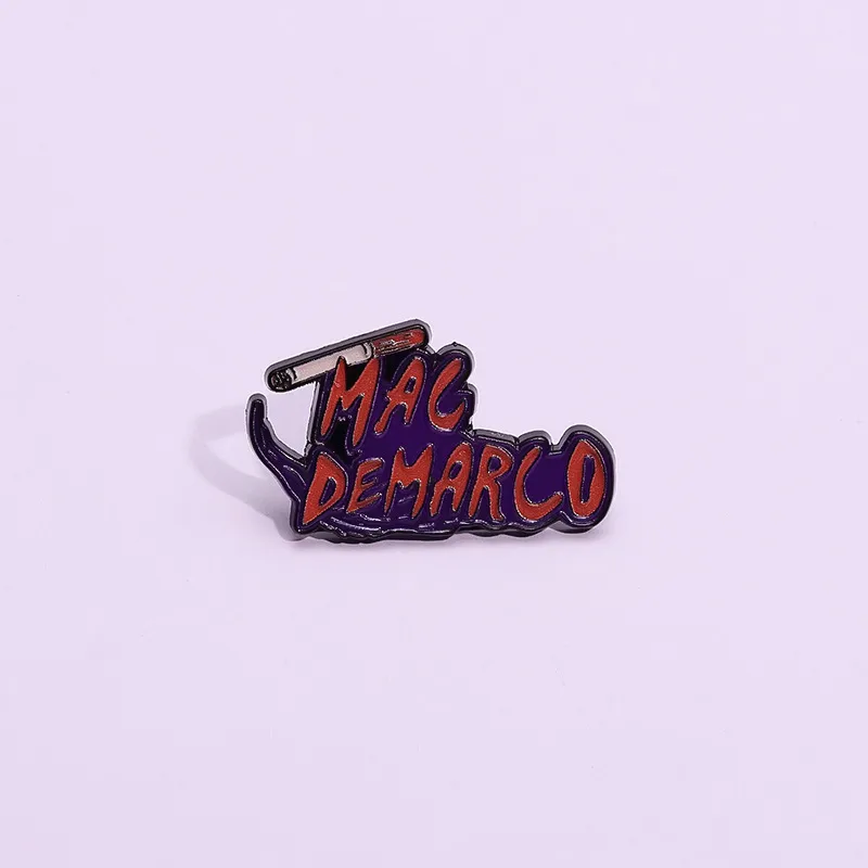 Modern Style Letter Zinc Alloy Stoving Varnish Unisex Brooches display picture 9
