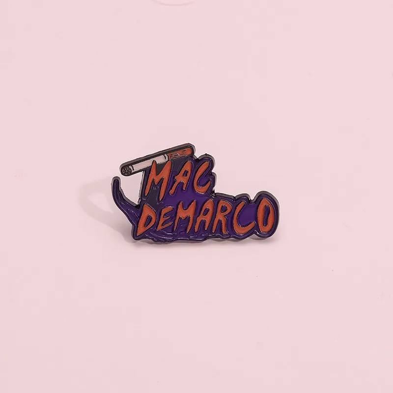 Modern Style Letter Zinc Alloy Stoving Varnish Unisex Brooches display picture 11