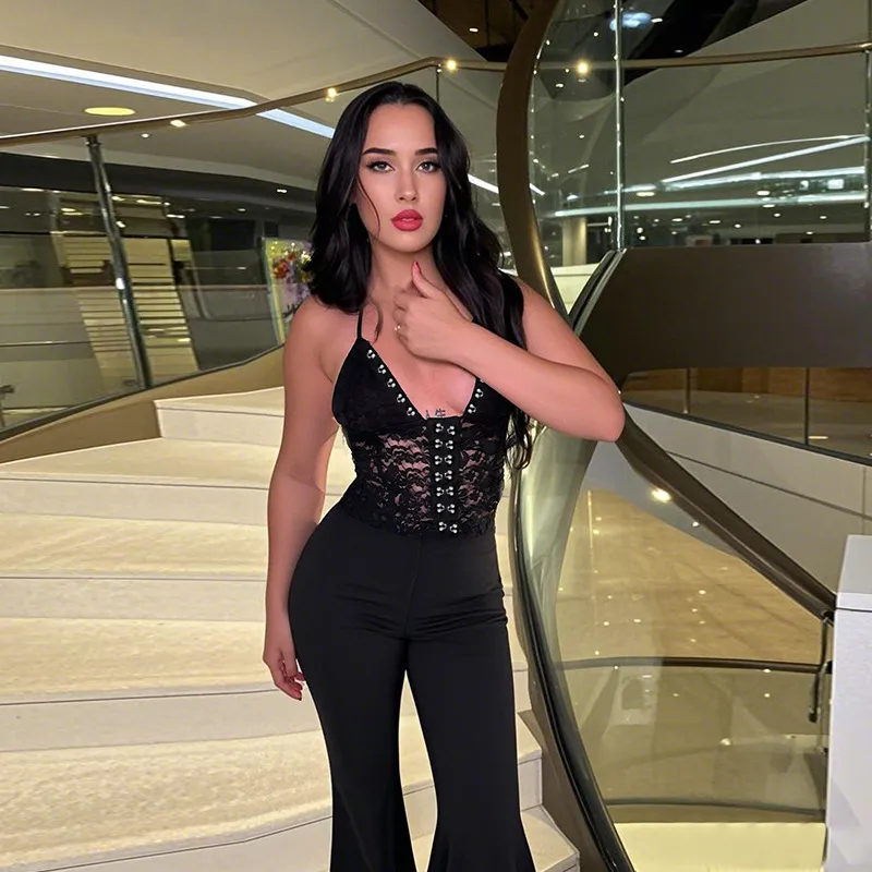 Women's Weekend Date Sexy Simple Style Classic Style Solid Color Full Length Jumpsuits display picture 3