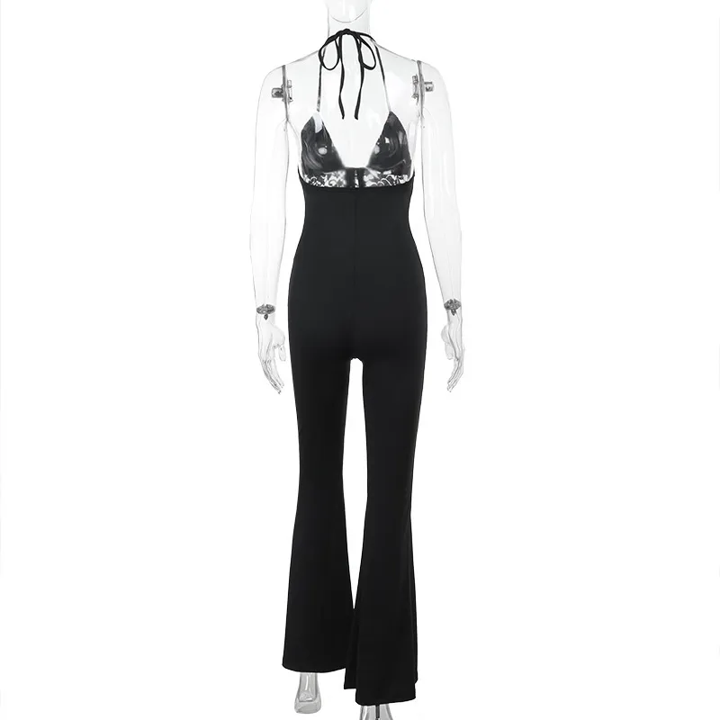 Women's Weekend Date Sexy Simple Style Classic Style Solid Color Full Length Jumpsuits display picture 7