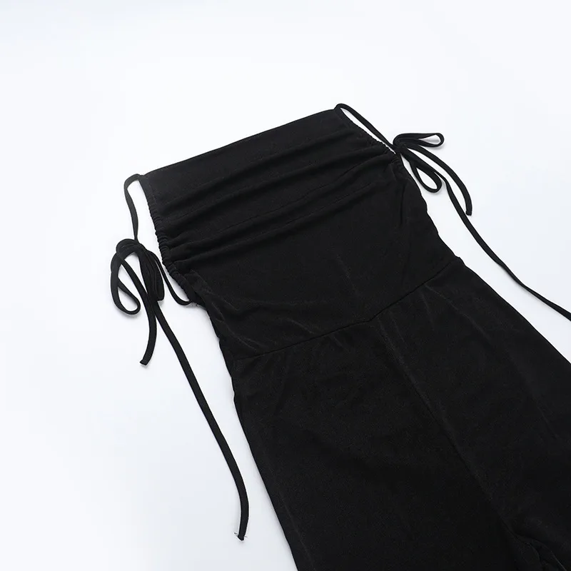 Women's Casual Banquet Casual European And American Wind Streetwear Solid Color Full Length Jumpsuits display picture 17
