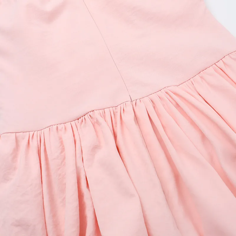 Women's A- Line Skirt European And American Wind Streetwear Strapless Sleeveless Solid Color Above Knee Banquet Daily display picture 15