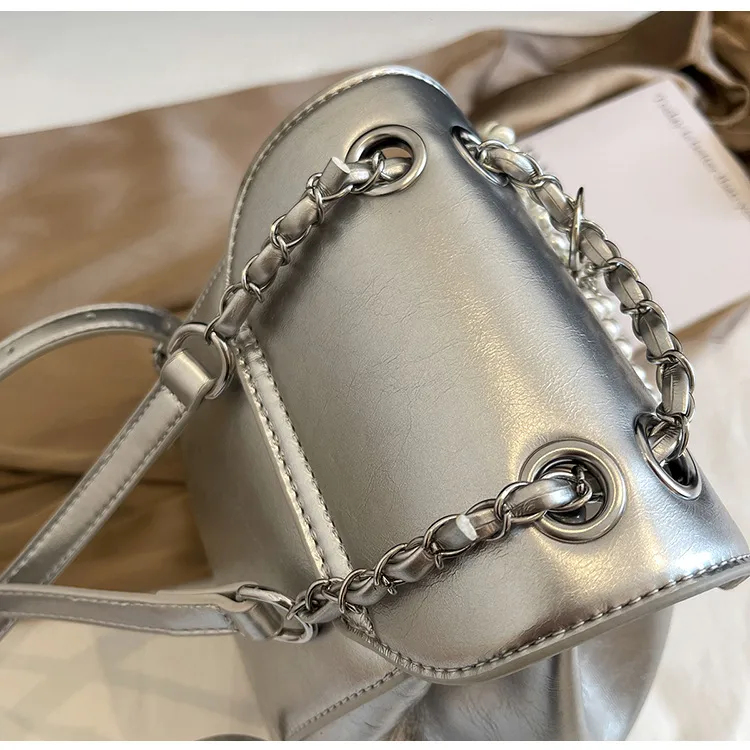 Solid Color Casual Shopping Women's Backpack display picture 5
