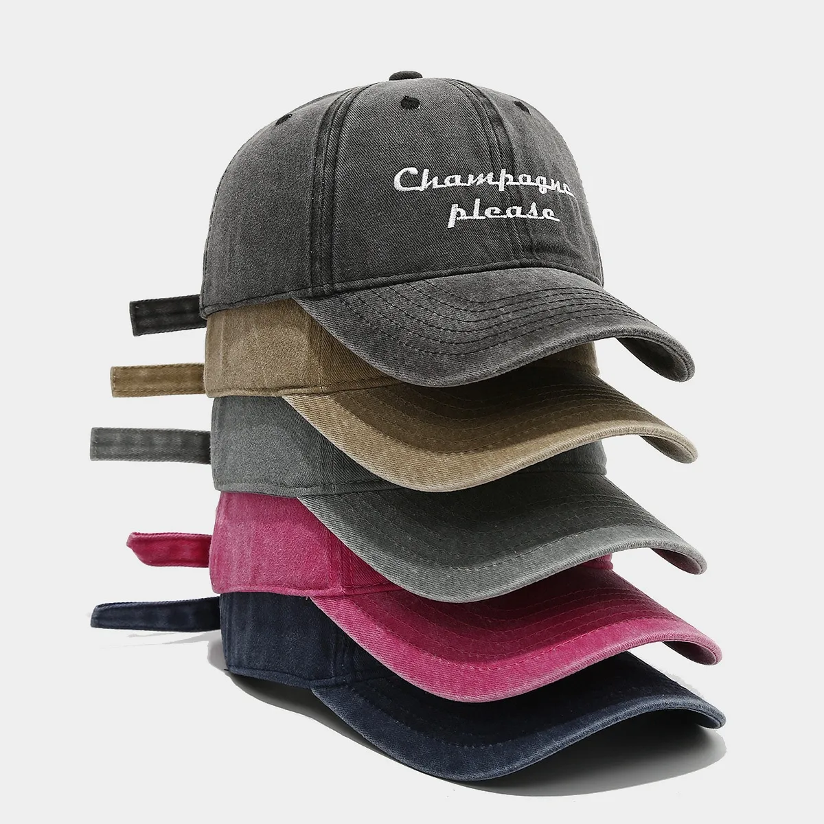 Unisex Casual Retro Simple Style Vocabulary Words/Name Embroidery Curved Eaves Baseball Cap display picture 1