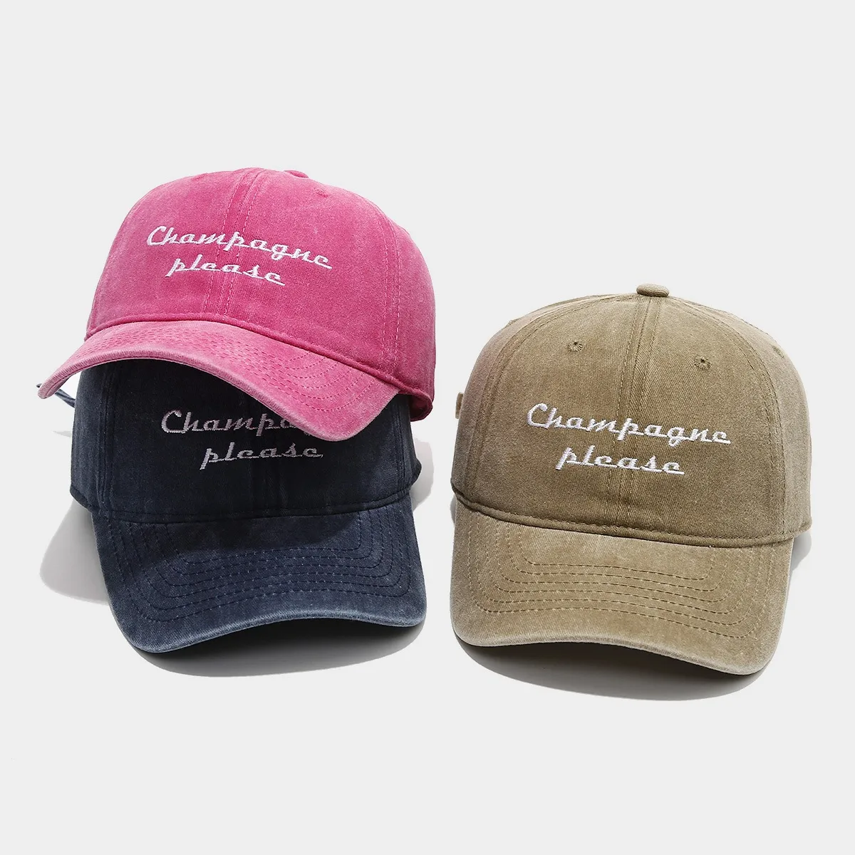 Unisex Casual Retro Simple Style Vocabulary Words/Name Embroidery Curved Eaves Baseball Cap display picture 2