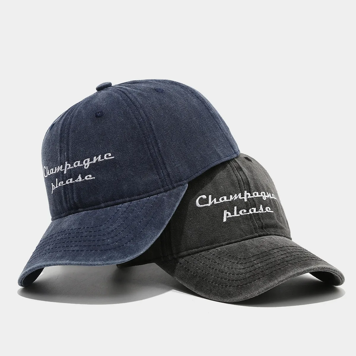 Unisex Casual Retro Simple Style Vocabulary Words/Name Embroidery Curved Eaves Baseball Cap display picture 3