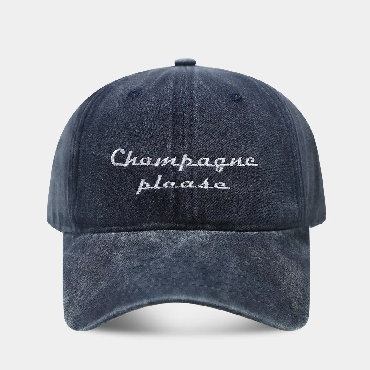 Unisex Casual Retro Simple Style Vocabulary Words/Name Embroidery Curved Eaves Baseball Cap display picture 4