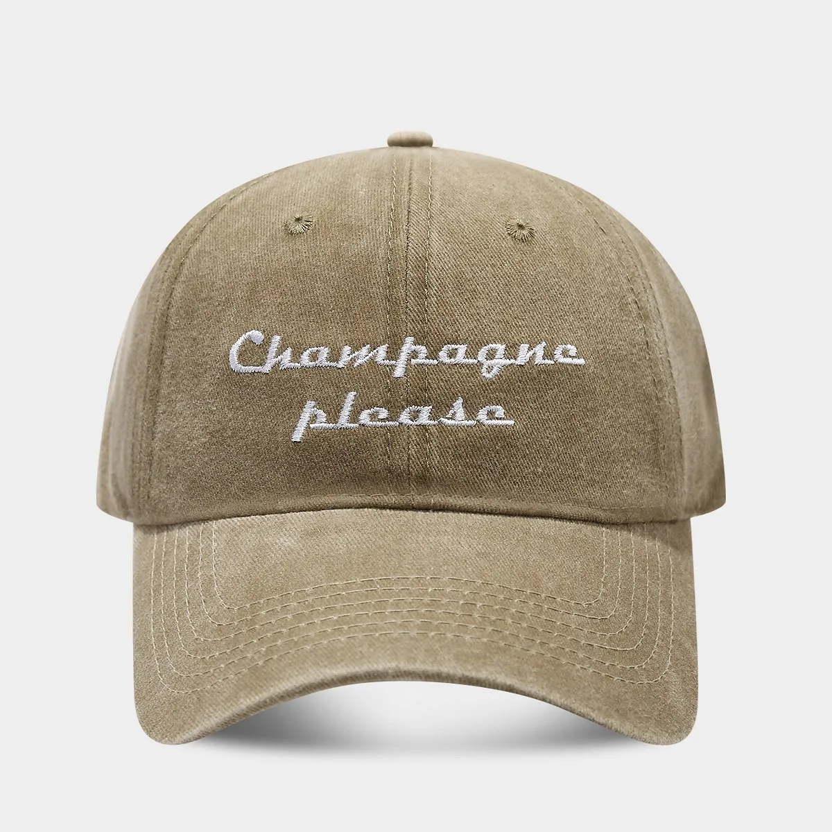 Unisex Casual Retro Simple Style Vocabulary Words/Name Embroidery Curved Eaves Baseball Cap display picture 5