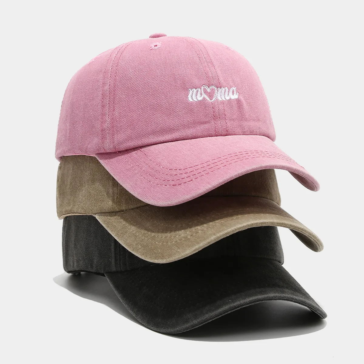 Unisex Casual Retro Simple Style Vocabulary Words/Name Embroidery Curved Eaves Baseball Cap display picture 3