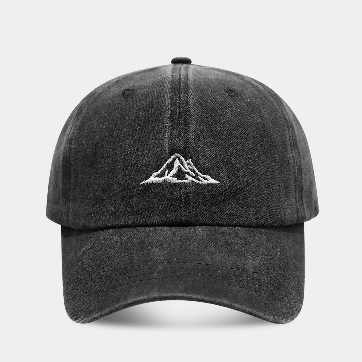 Unisex Casual Simple Style Streetwear Mountain Embroidery Curved Eaves Baseball Cap display picture 5