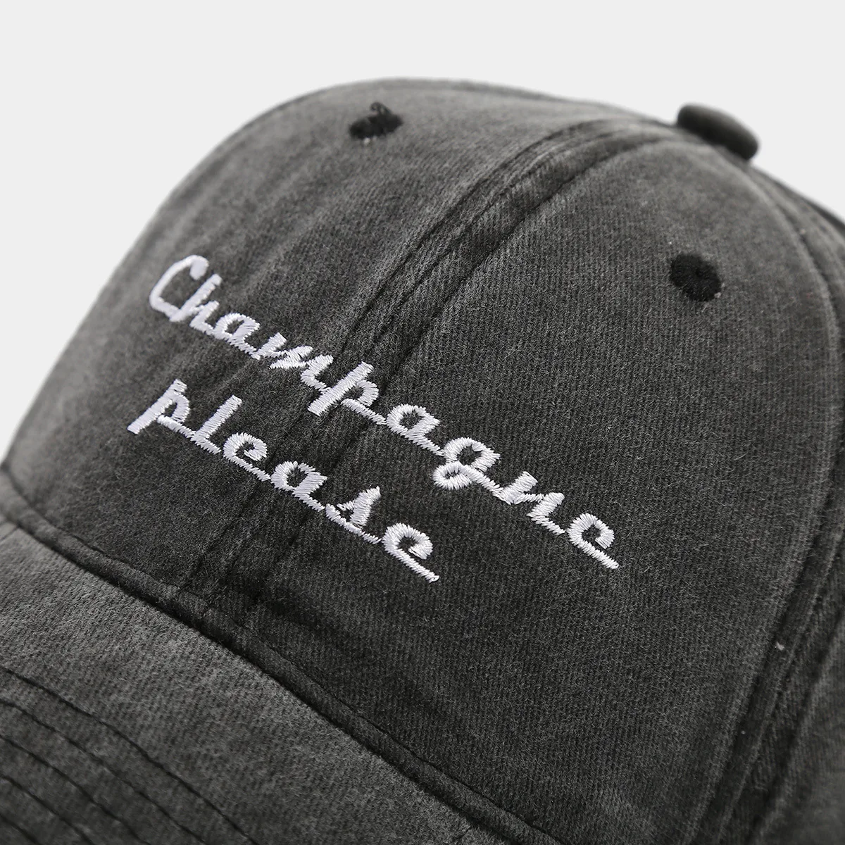 Unisex Casual Retro Simple Style Vocabulary Words/Name Embroidery Curved Eaves Baseball Cap display picture 10