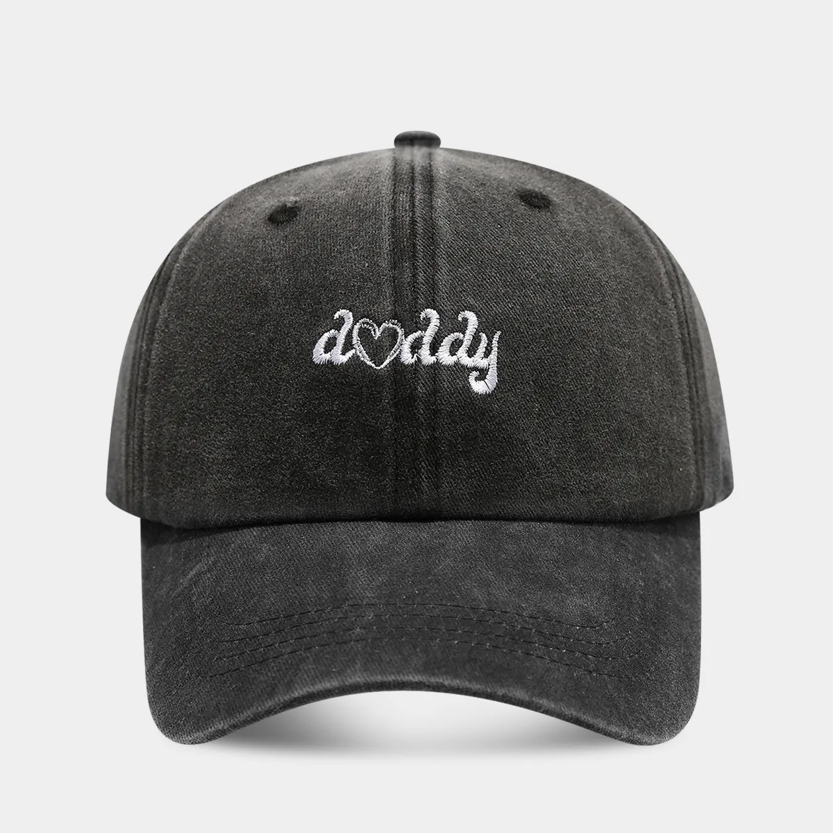 Unisex Casual Retro Simple Style Vocabulary Words/Name Embroidery Curved Eaves Baseball Cap display picture 9