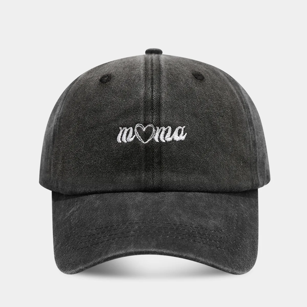 Unisex Casual Retro Simple Style Vocabulary Words/Name Embroidery Curved Eaves Baseball Cap display picture 5
