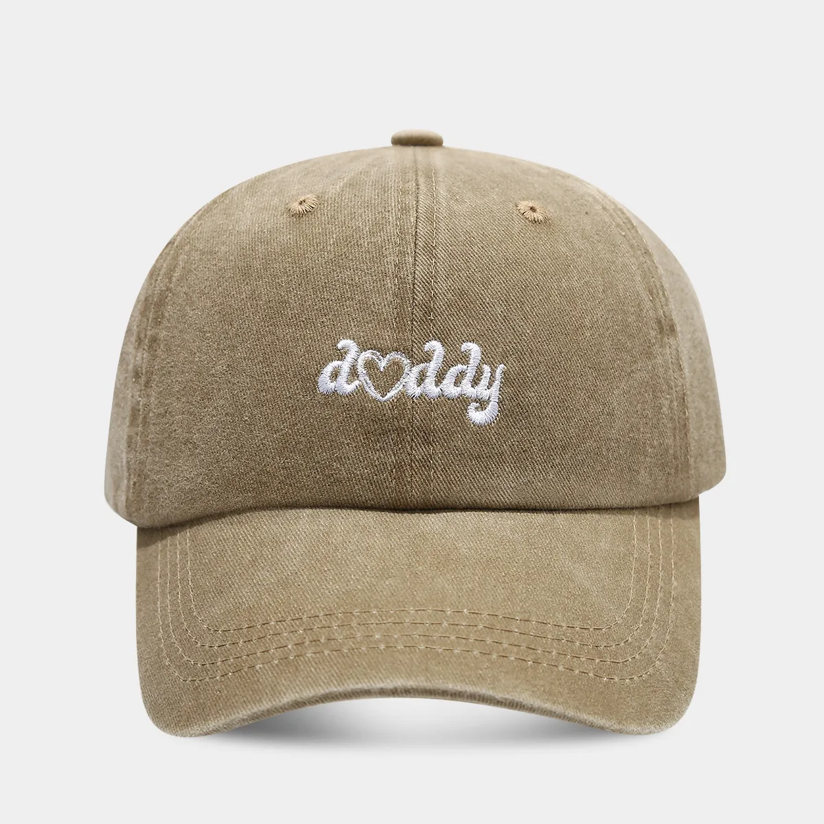 Unisex Casual Retro Simple Style Vocabulary Words/Name Embroidery Curved Eaves Baseball Cap display picture 8