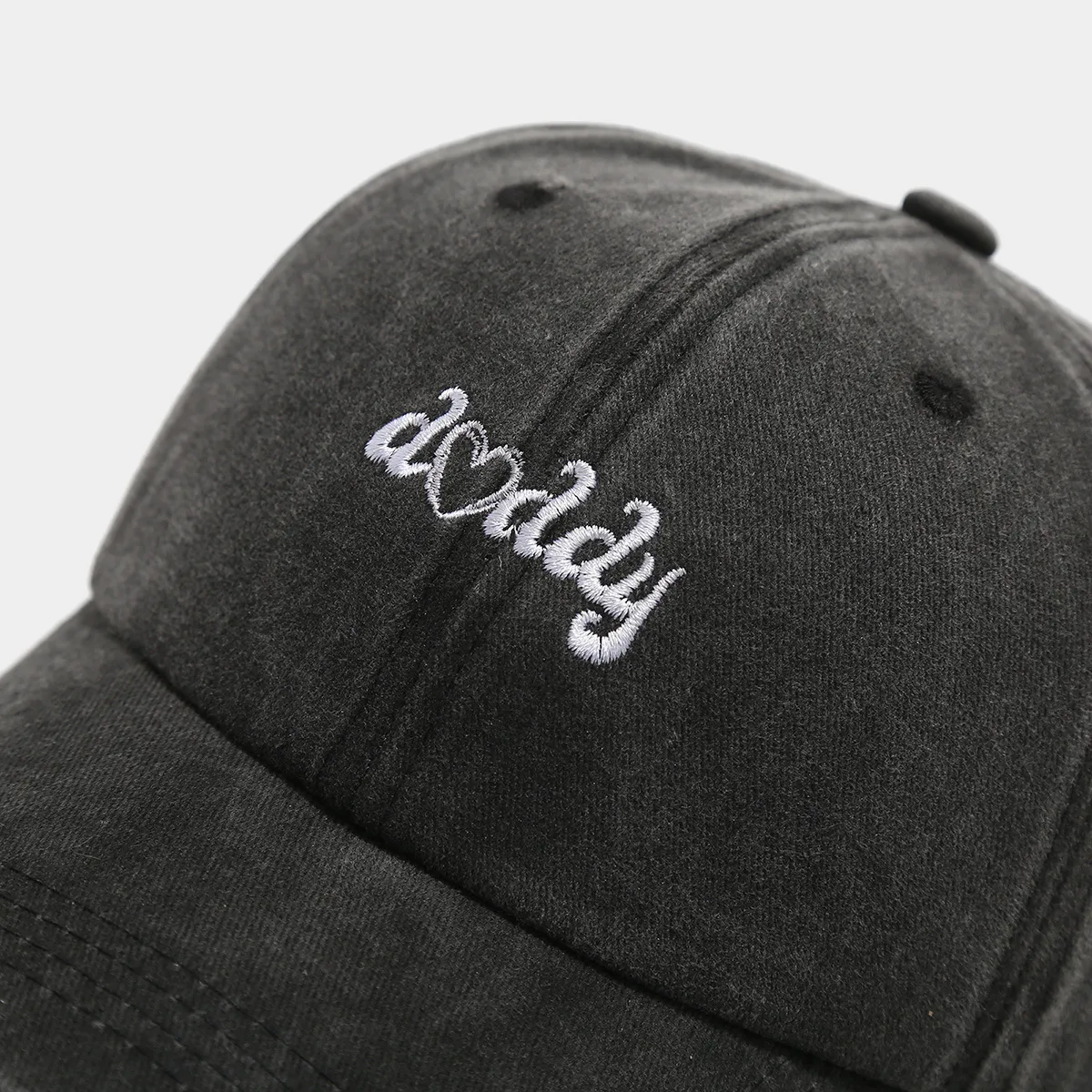 Unisex Casual Retro Simple Style Vocabulary Words/Name Embroidery Curved Eaves Baseball Cap display picture 11
