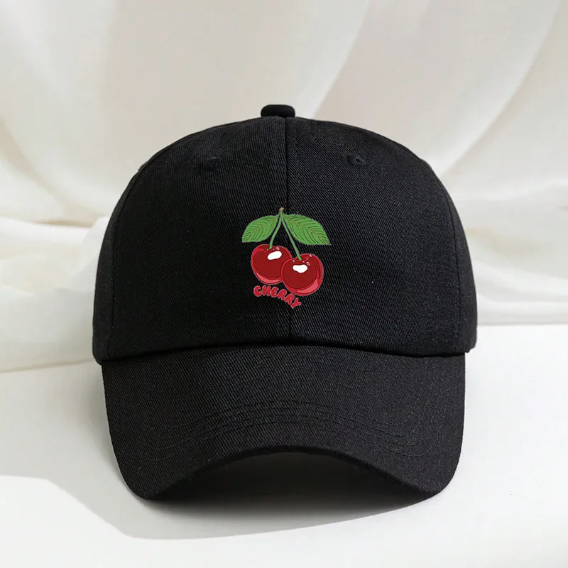 Unisex Cute Sweet Cherry Curved Eaves Baseball Cap display picture 1