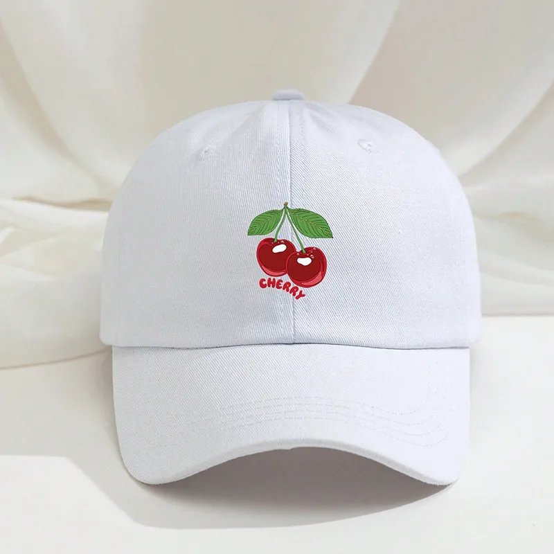 Unisex Cute Sweet Cherry Curved Eaves Baseball Cap display picture 4