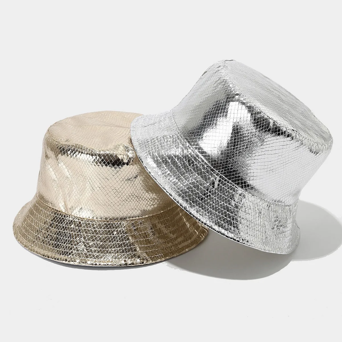 Unisex Casual Elegant Simple Style Solid Color Curved Eaves Bucket Hat display picture 3