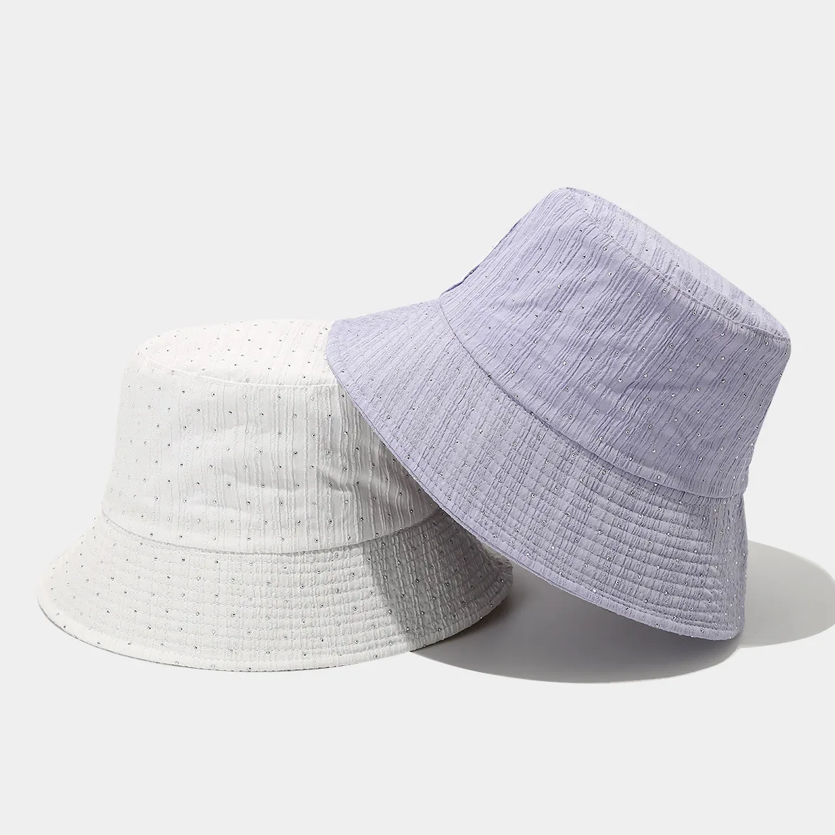 Unisex Casual Elegant Simple Style Solid Color Curved Eaves Bucket Hat display picture 3