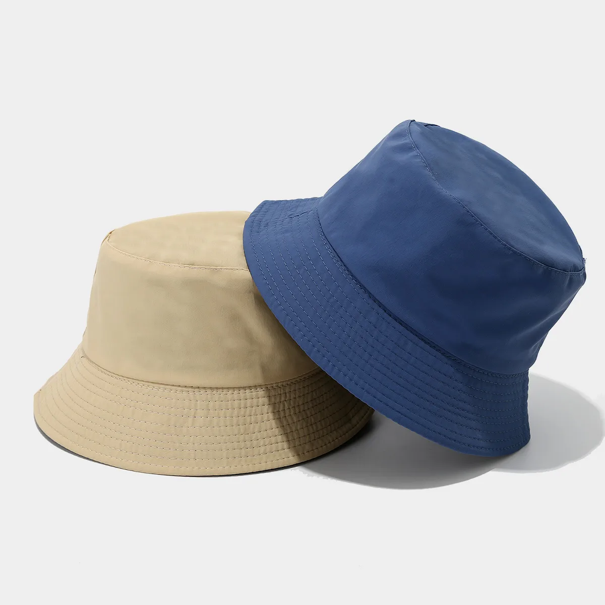 Unisex Casual Elegant Simple Style Solid Color Curved Eaves Bucket Hat display picture 3