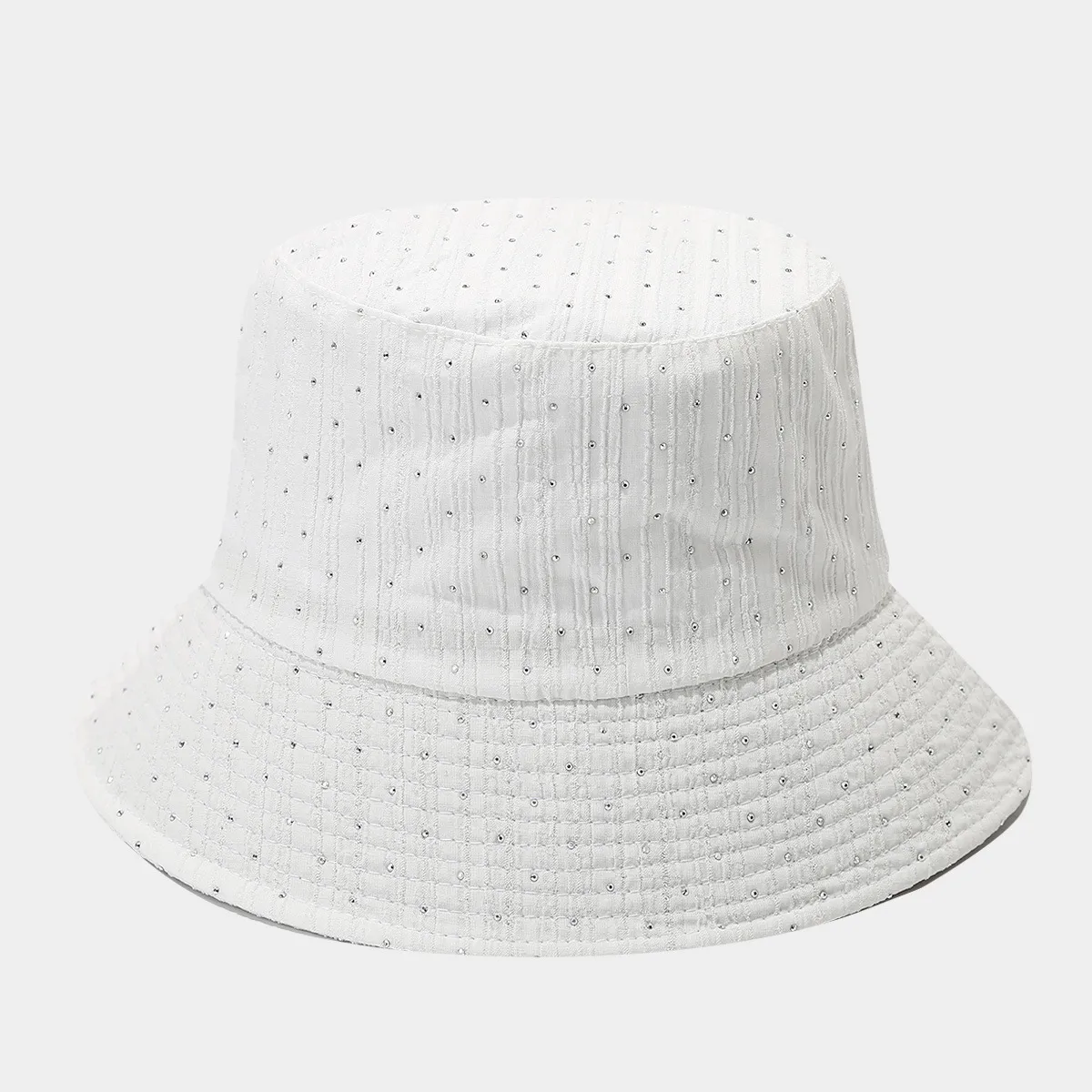 Unisex Casual Elegant Simple Style Solid Color Curved Eaves Bucket Hat display picture 5
