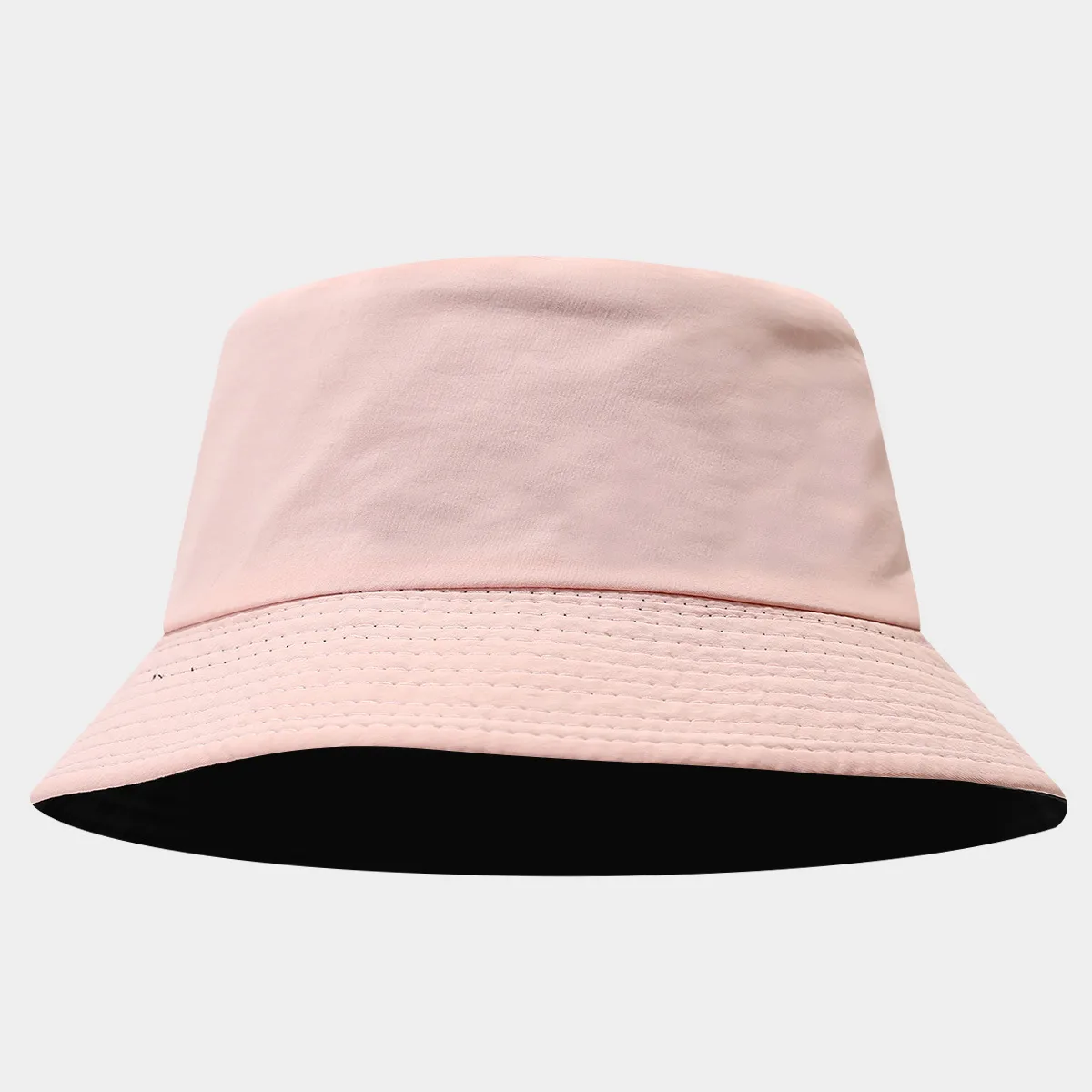 Unisex Casual Elegant Simple Style Solid Color Curved Eaves Bucket Hat display picture 9