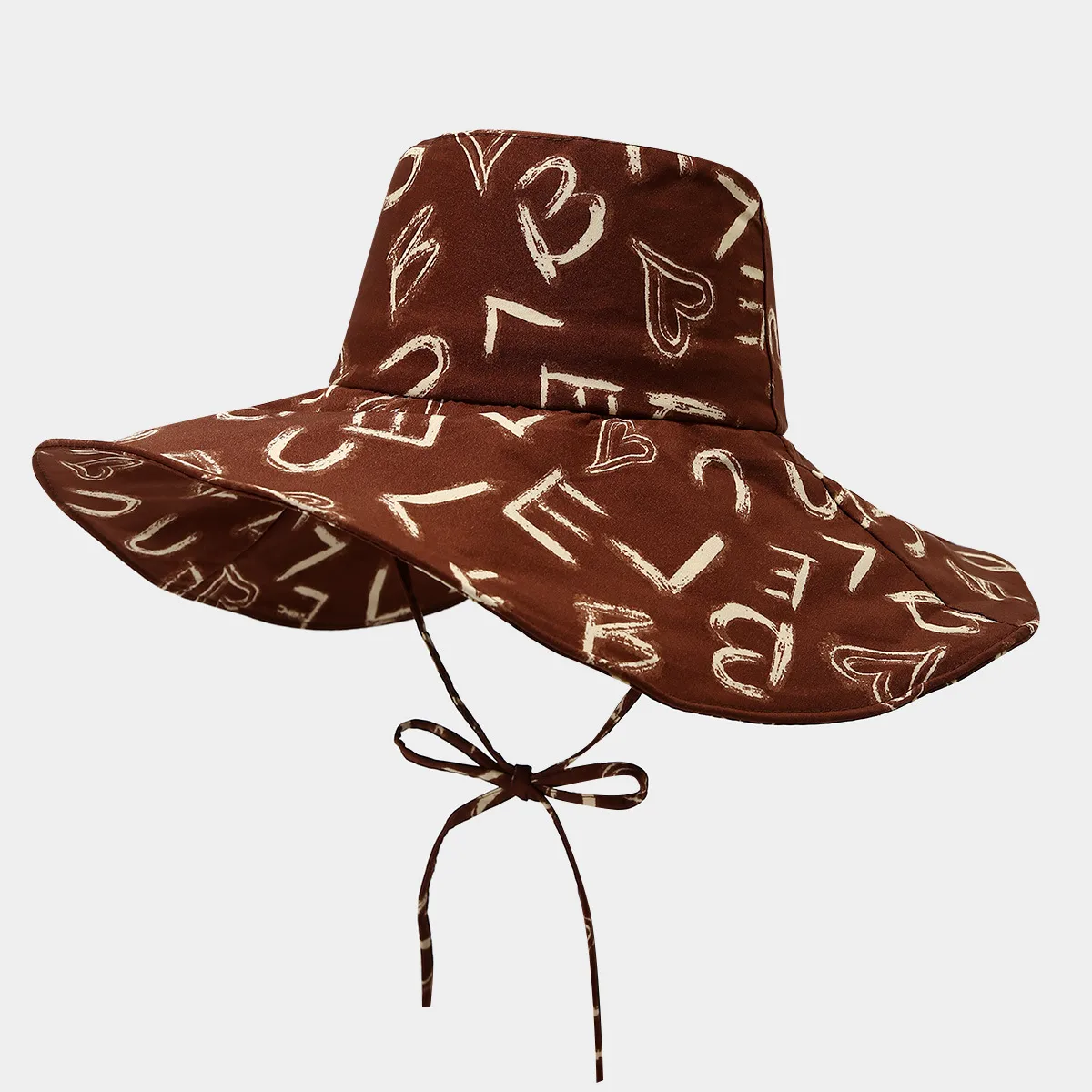 Unisex Casual Elegant Simple Style Printing Curved Eaves Bucket Hat display picture 12
