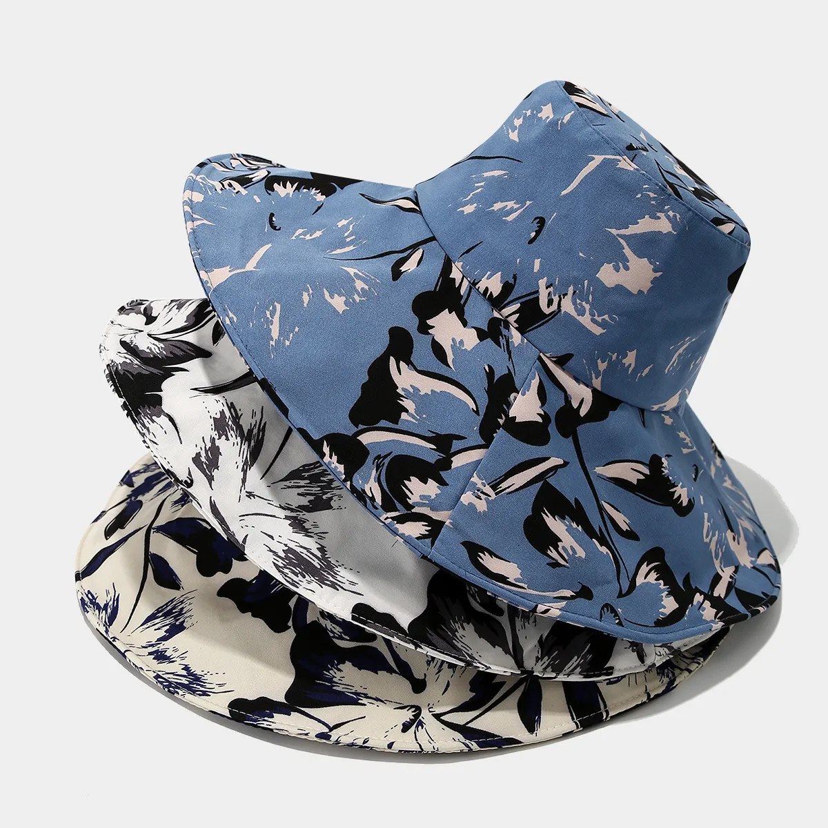 Unisex Casual Elegant Simple Style Printing Big Eaves Bucket Hat display picture 10