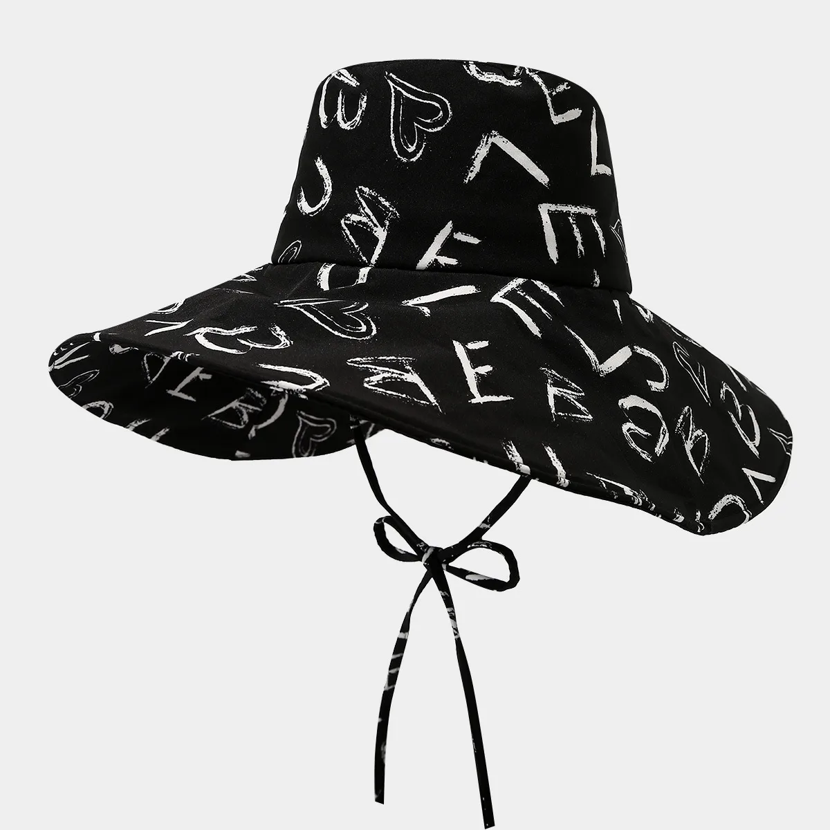 Unisex Casual Elegant Simple Style Printing Curved Eaves Bucket Hat display picture 13