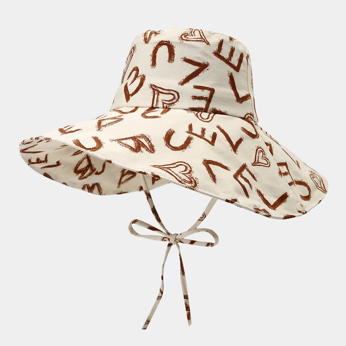 Unisex Casual Elegant Simple Style Printing Curved Eaves Bucket Hat display picture 14