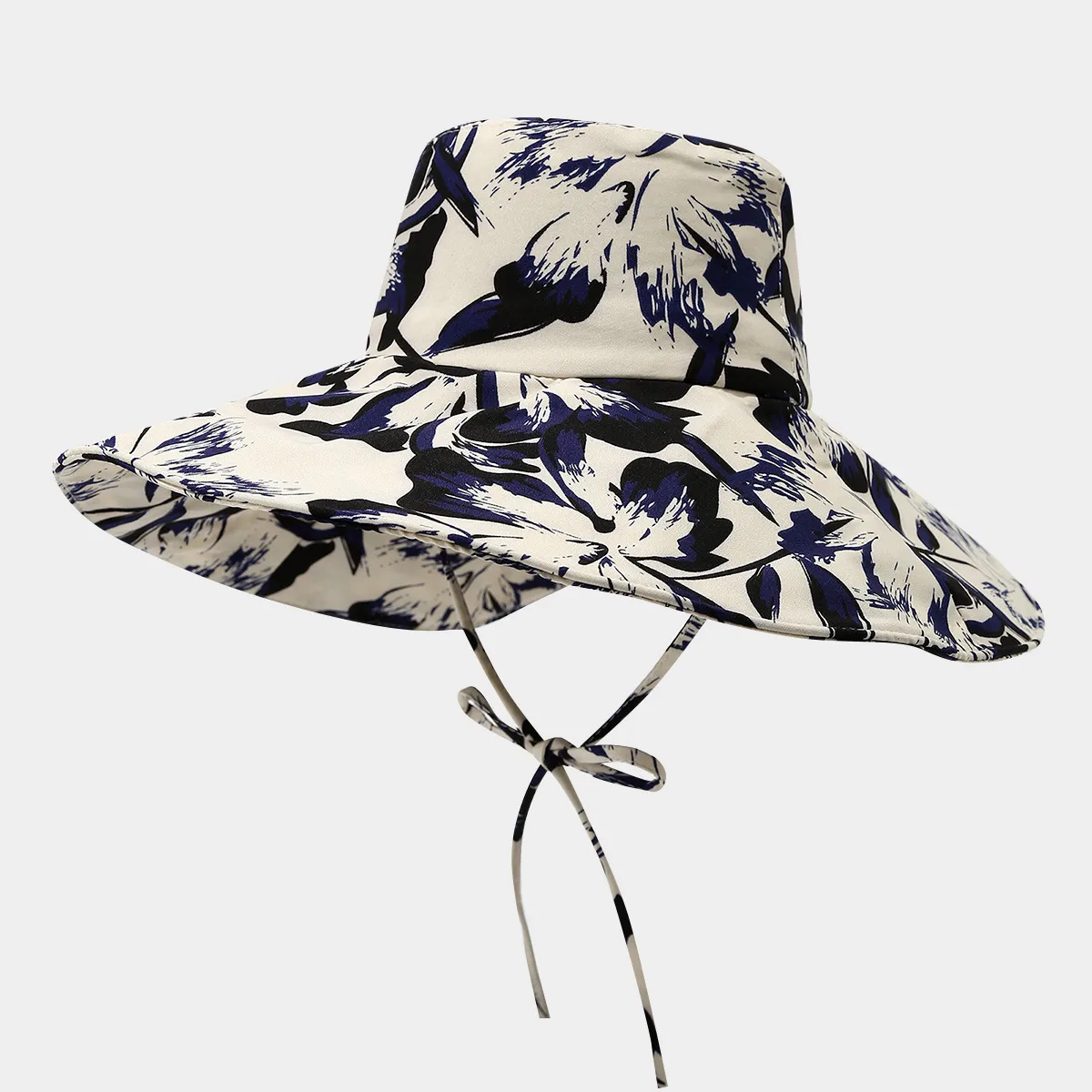 Unisex Casual Elegant Simple Style Printing Big Eaves Bucket Hat display picture 12