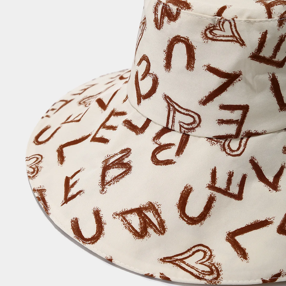 Unisex Casual Elegant Simple Style Printing Curved Eaves Bucket Hat display picture 15