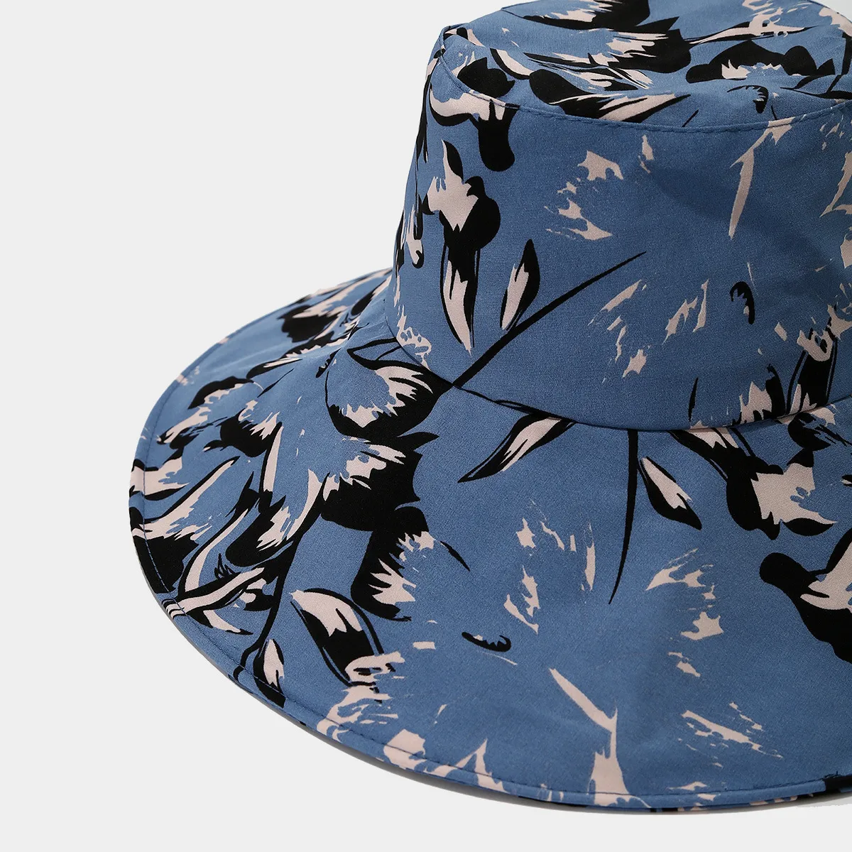 Unisex Casual Elegant Simple Style Printing Big Eaves Bucket Hat display picture 15