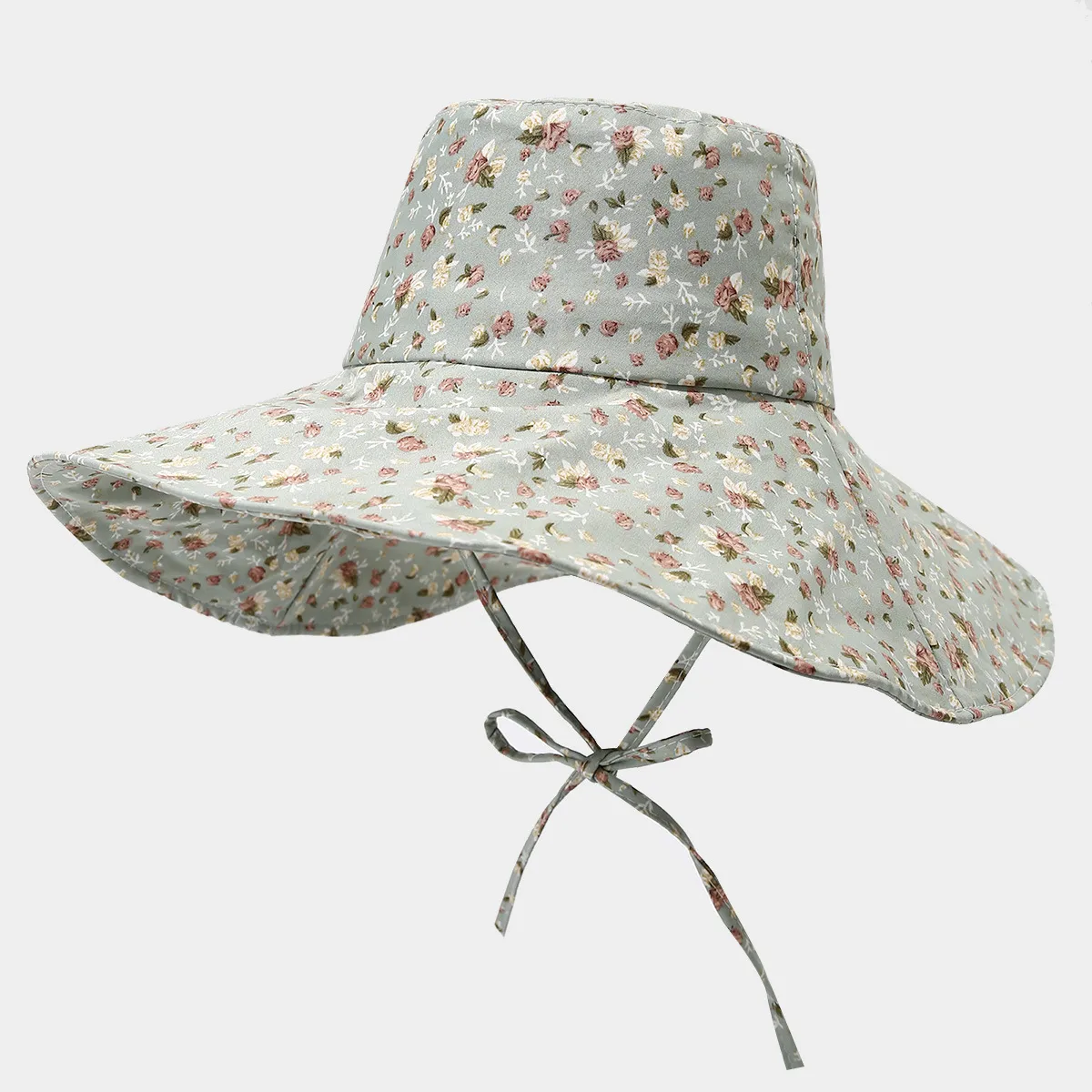 Unisex Casual Elegant Simple Style Printing Big Eaves Bucket Hat display picture 31