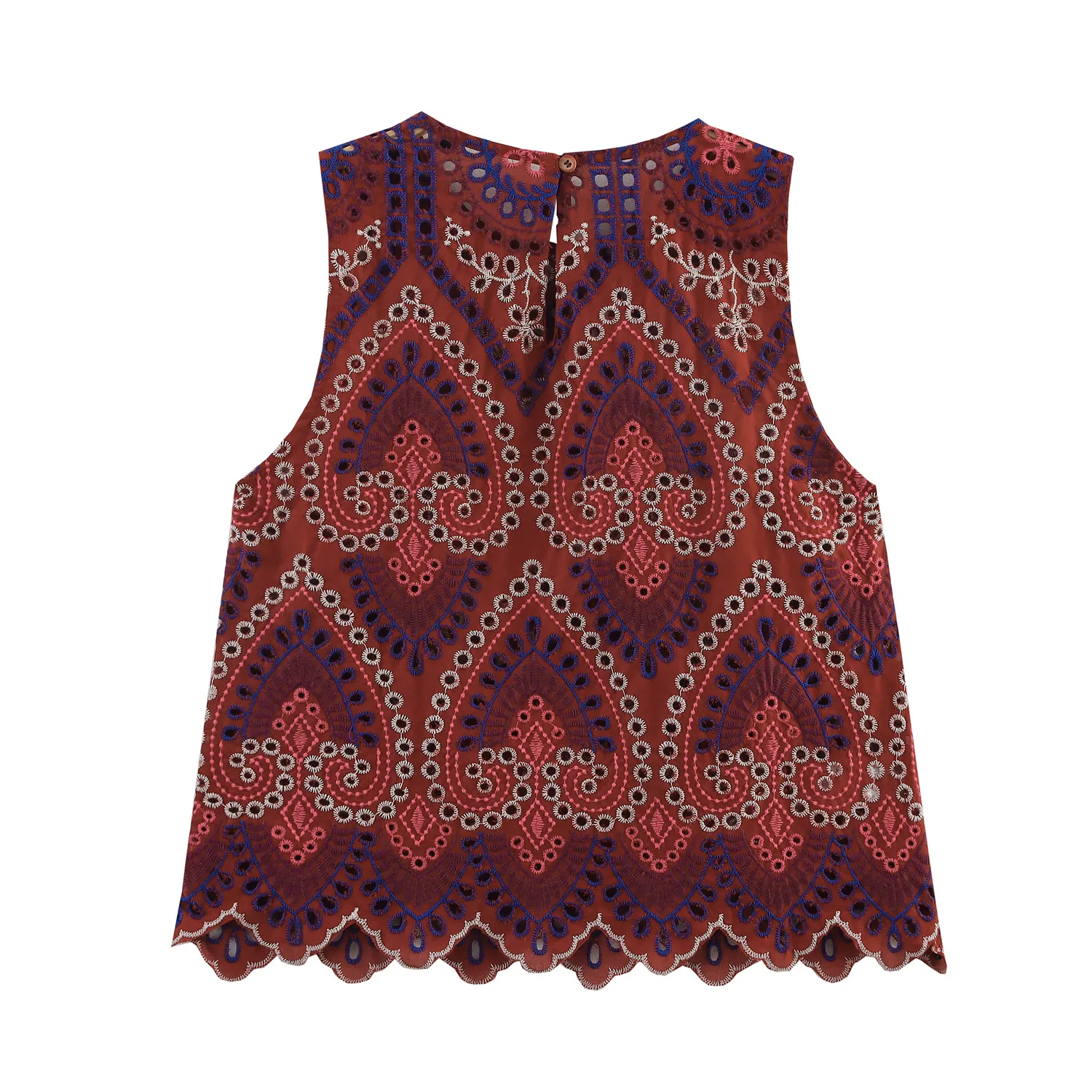 Women's Vest/Vest Sleeveless Blazers Vintage Style Printing display picture 2