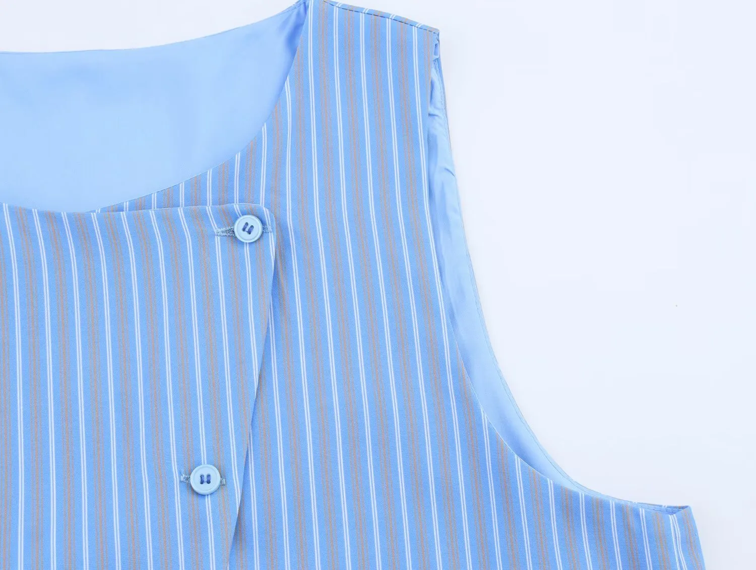 Weekend Women's Vacation Stripe Cotton Polyester Pant Co-ord Set Shorts Sets display picture 6