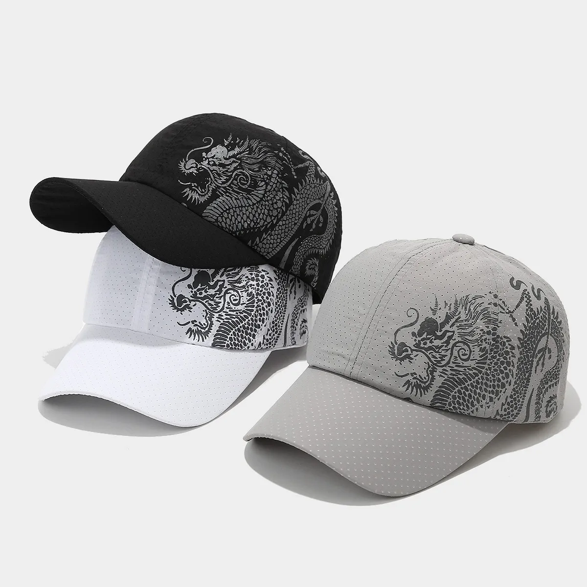 Unisex Casual Simple Style Streetwear Dragon Curved Eaves Baseball Cap display picture 2