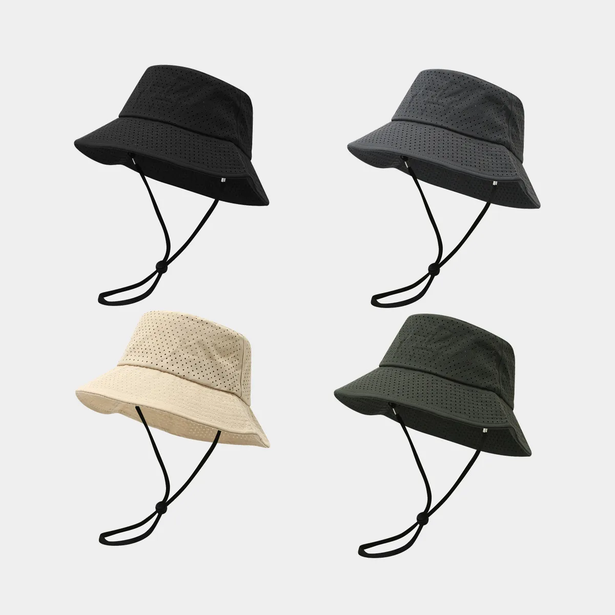 Unisex Casual Elegant Simple Style Solid Color Curved Eaves Bucket Hat display picture 1