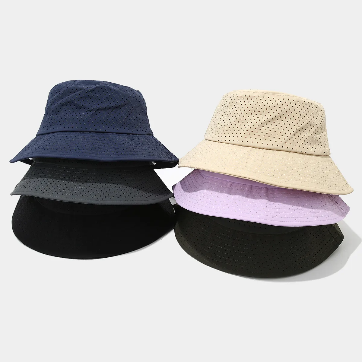 Unisex Casual Elegant Simple Style Solid Color Curved Eaves Bucket Hat display picture 2