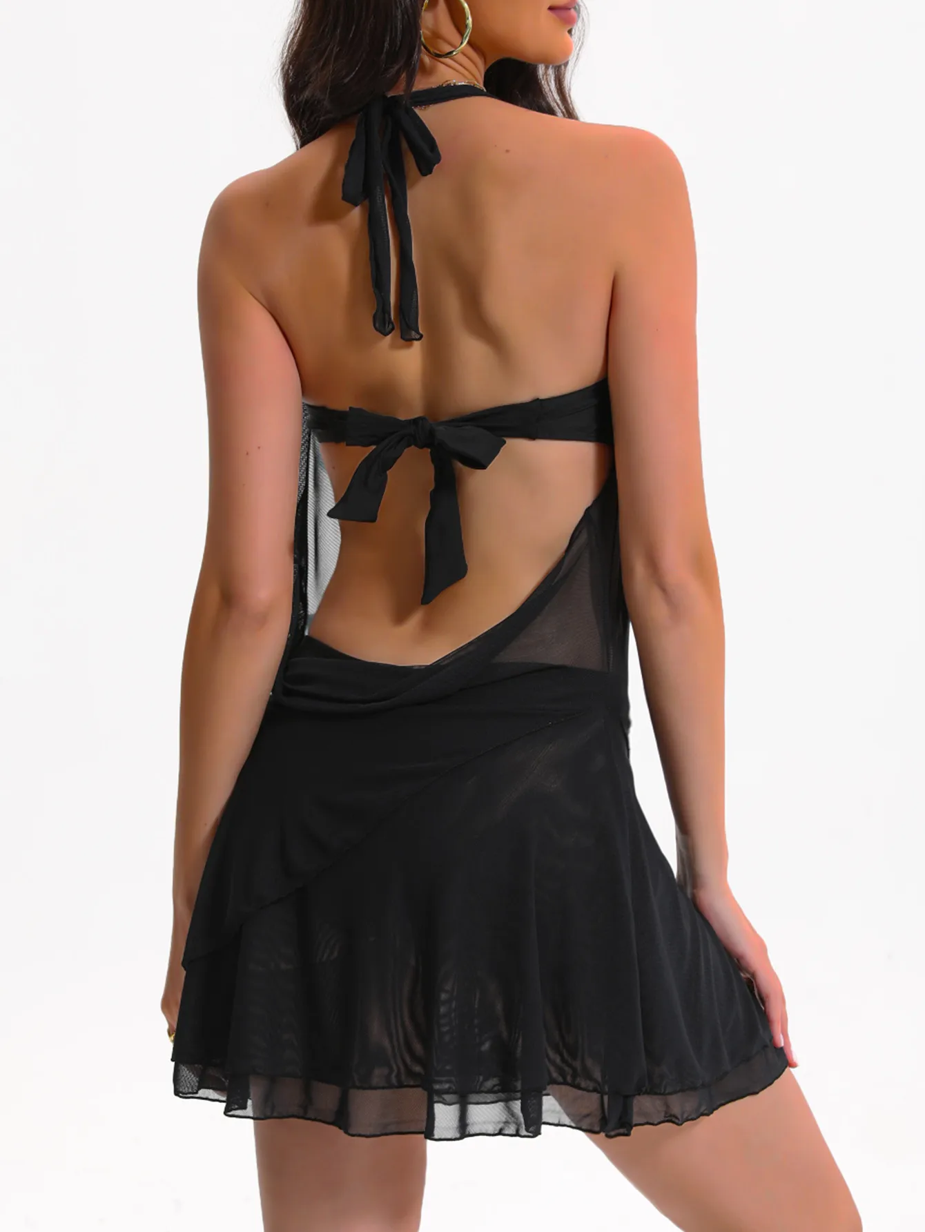 Women's Solid Color 3 Pieces Set Swimwear display picture 2