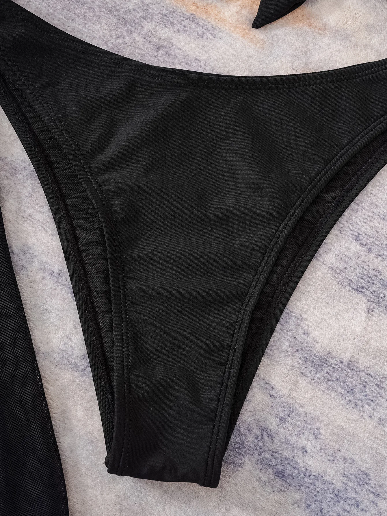 Women's Solid Color 3 Pieces Set Swimwear display picture 6