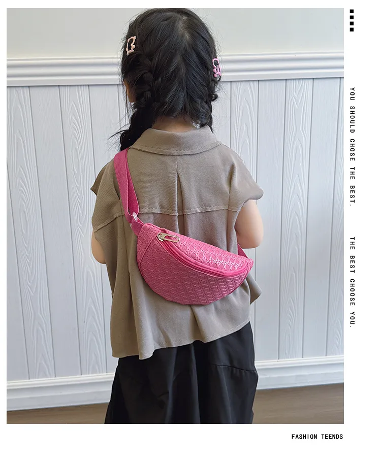 Children's Bag High-value Cute Sequin Baby's Western-style Chest Bag Girls' Colorful Lightweight Crossbody Bag PU Waist Bag display picture 27
