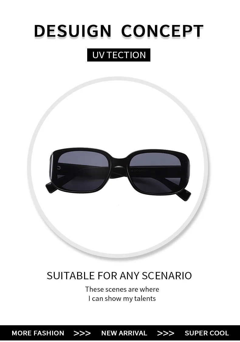 Casual Retro Classic Style Sunglasses Pc Square Full Frame Glasses display picture 2